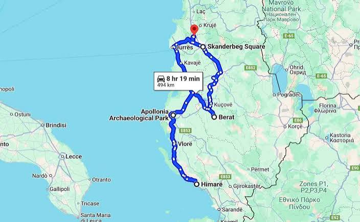 Albania road trip